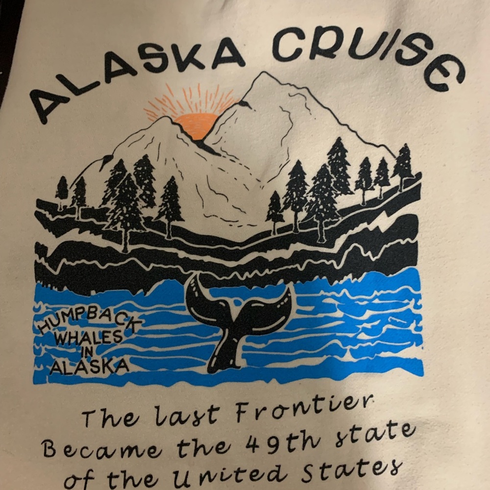 Alaska cruise pullover